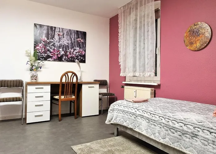Bayreuth, Grosse Im Haus Mit Kunst, 3 Schlafzimmer, Kueche, Parkplatz Apartmán *